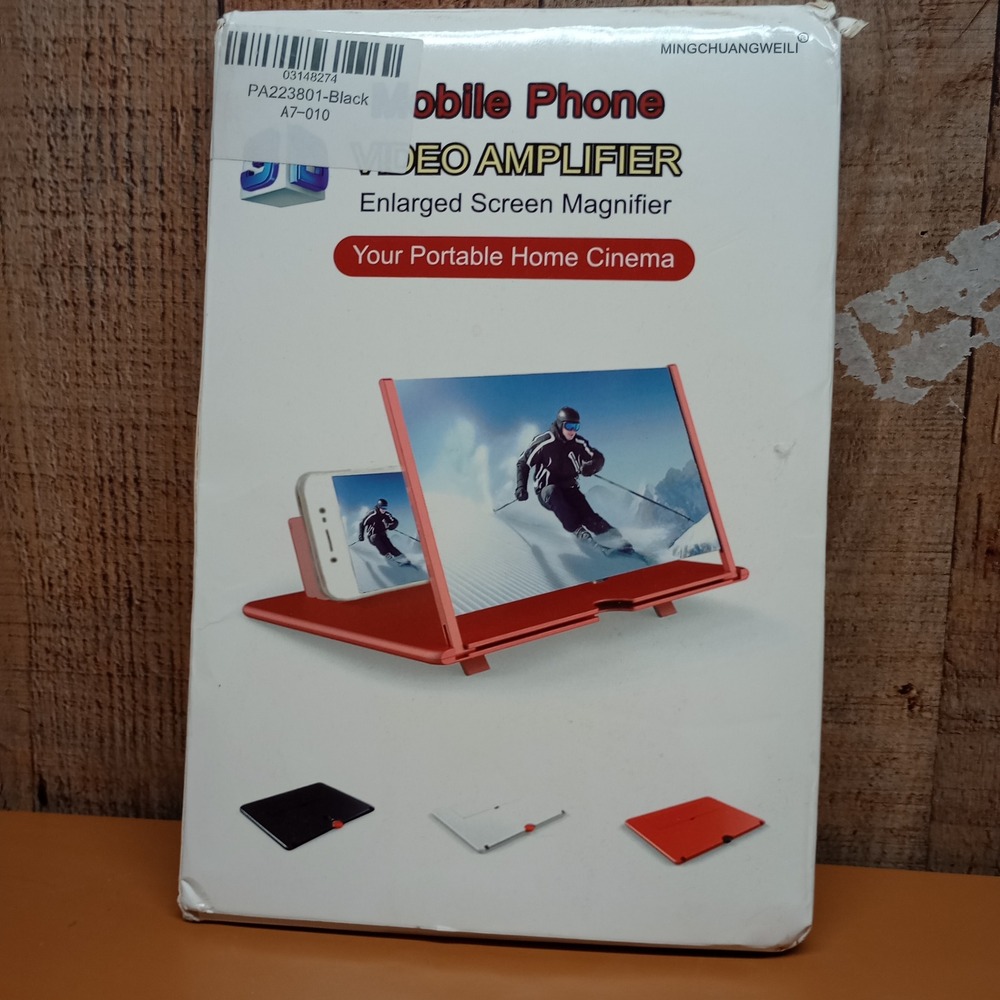 Mingchuangweili Mobile Phone Video Amplifier 3D Screen Magnifier Black PA223801